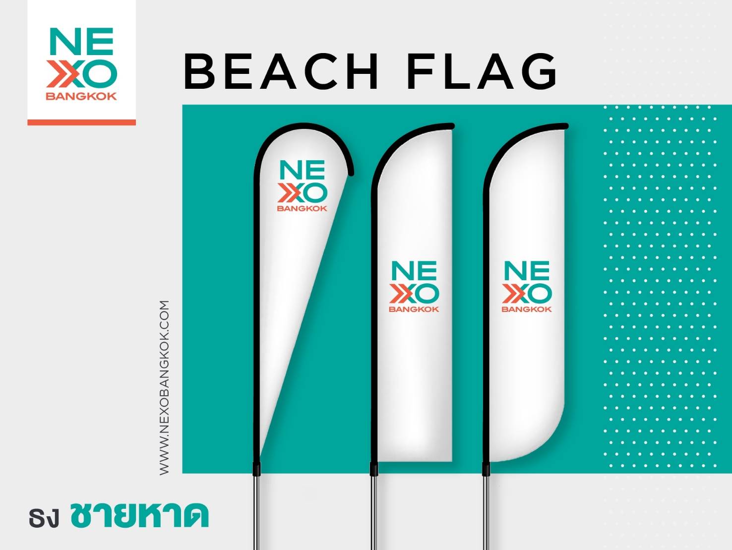 ธงชายหาด / ธงปีกนก (Beach flag)
